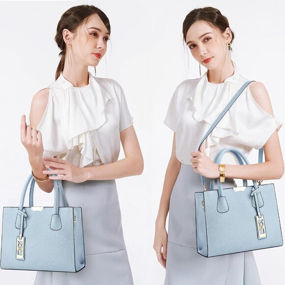 Crossbody Purses and Handbags for Women PU Leather Tote Shoulder Bags Top Handle - Picture 3 of 7